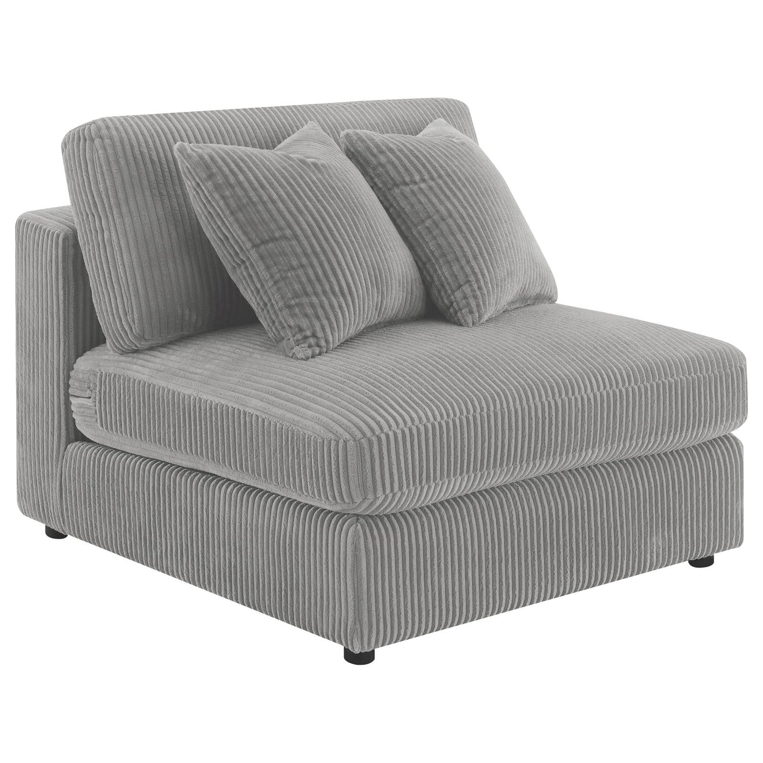 Blaine Upholstered Reversible Sectional Fog - 509900-SET - Bien Home Furniture &amp; Electronics
