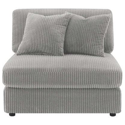 Blaine Upholstered Reversible Sectional Fog - 509900-SET - Bien Home Furniture &amp; Electronics
