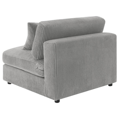 Blaine Upholstered Reversible Sectional Fog - 509900-SET - Bien Home Furniture &amp; Electronics