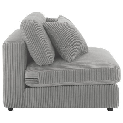 Blaine Upholstered Reversible Sectional Fog - 509900-SET - Bien Home Furniture &amp; Electronics
