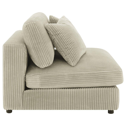 Blaine Upholstered Reversible Sectional Sofa Sand - 509899-SET - Bien Home Furniture &amp; Electronics