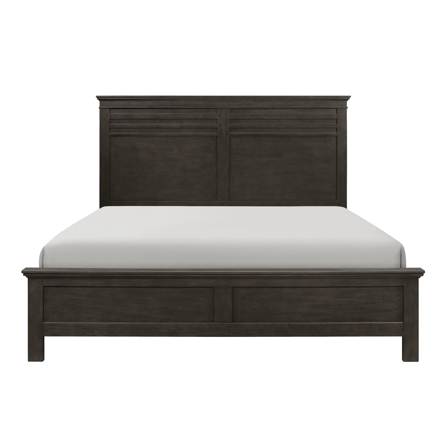 Blaire Farm Charcoal Gray Full Panel Bed - SET | 1675F-1 | 1675F-2 | 1675F-3 - Bien Home Furniture &amp; Electronics