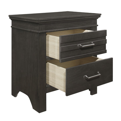 Blaire Farm Charcoal Gray Nightstand - 1675-4 - Bien Home Furniture &amp; Electronics