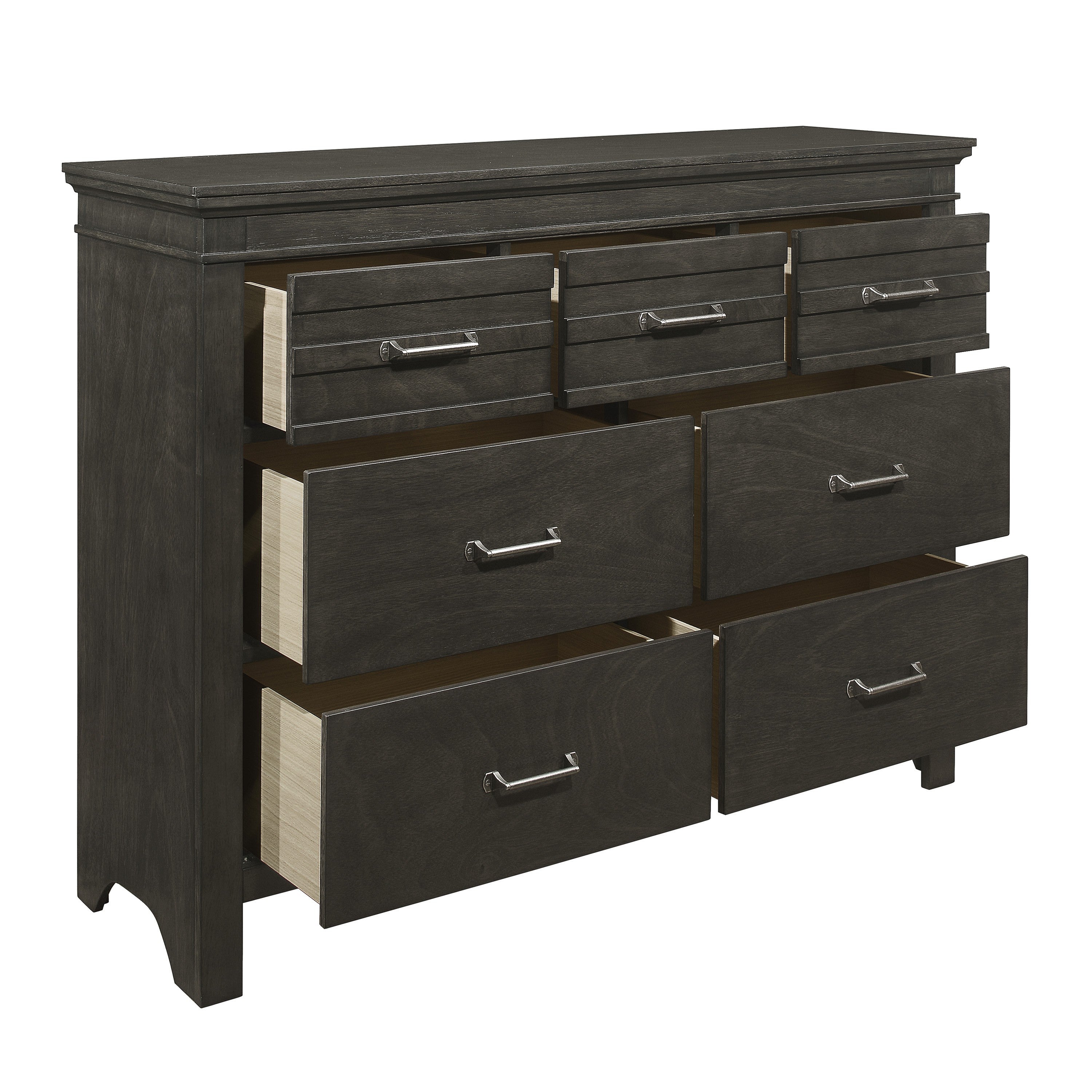 Blaire Farm Charcoal Gray Panel Youth Bedroom Set - SET | 1675F-1 | 1675F-2 | 1675F-3 | 1675-4 | 1675-9 - Bien Home Furniture &amp; Electronics