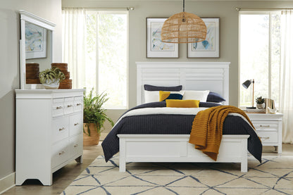 Blaire Farm White Eastern King Bed - 1675WK-1EK* - Bien Home Furniture &amp; Electronics
