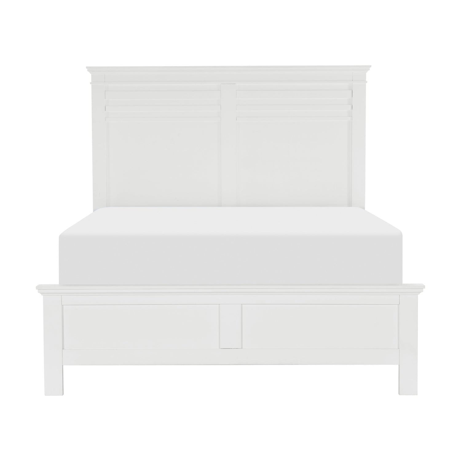 Blaire Farm White Eastern King Bed - 1675WK-1EK* - Bien Home Furniture &amp; Electronics