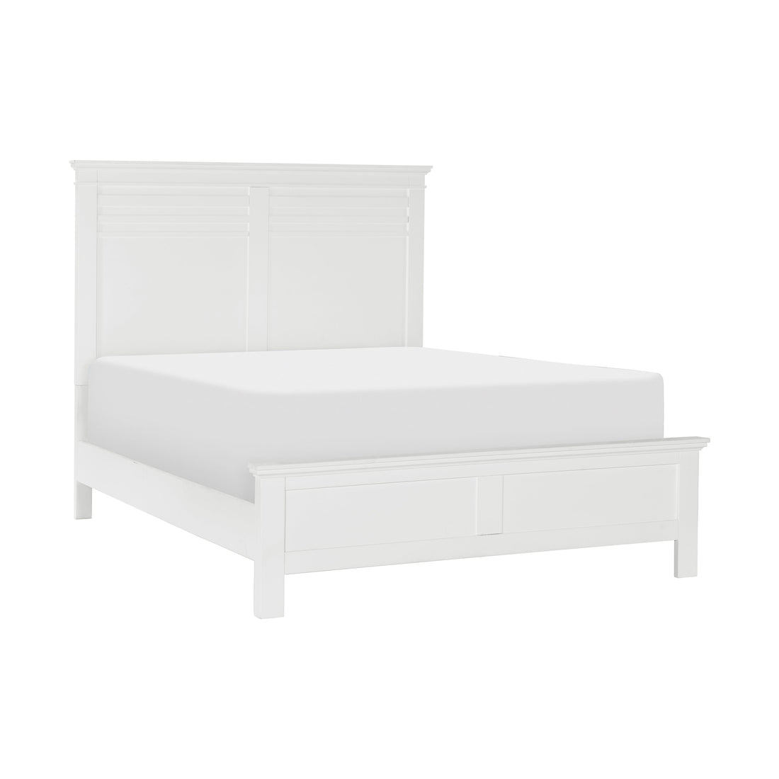 Blaire Farm White Full Bed - 1675WF-1* - Bien Home Furniture &amp; Electronics