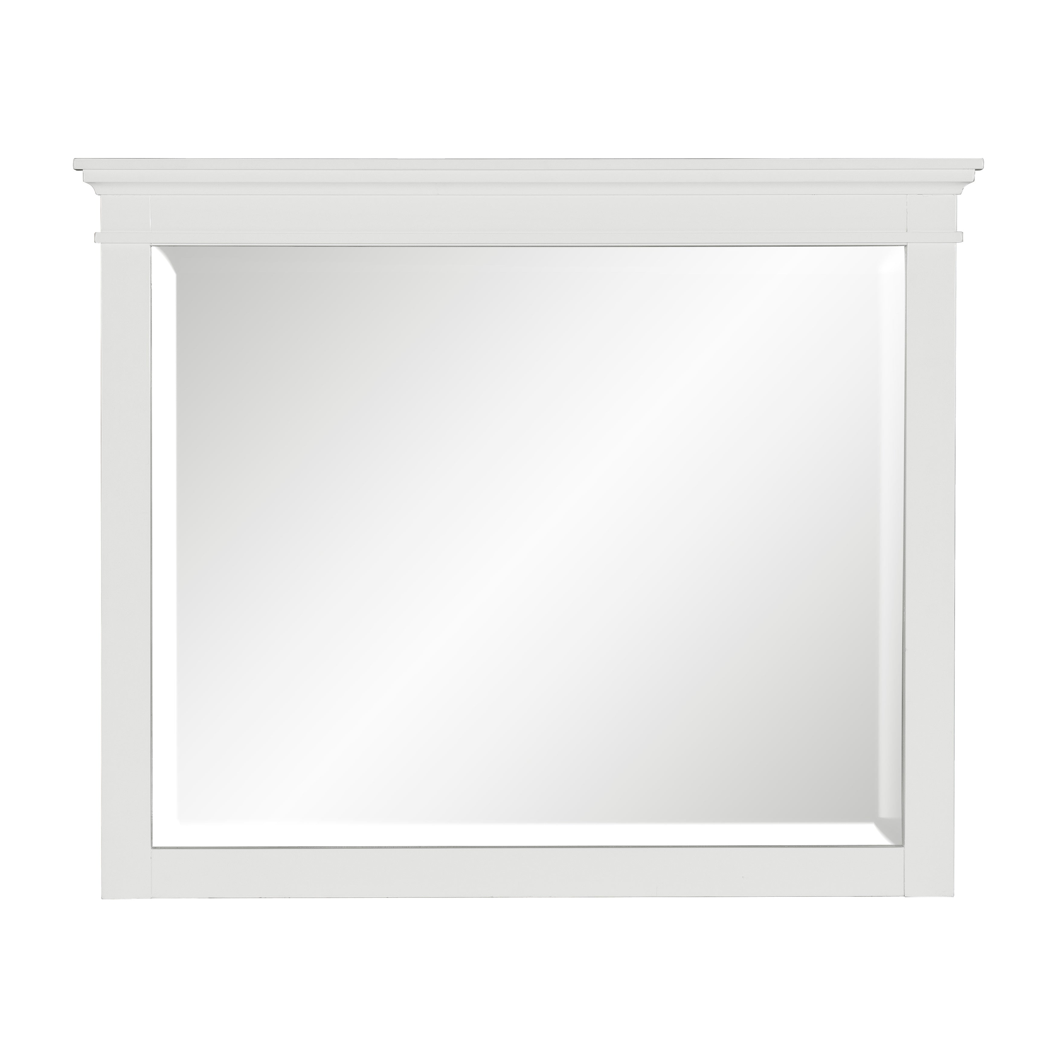 Blaire Farm White Mirror (Mirror Only) - 1675W-6 - Bien Home Furniture &amp; Electronics