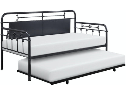 Blanchard Black Daybed With Trundle - 4982-NT - Bien Home Furniture &amp; Electronics