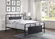 Blanchard Mottled Silver Metal Full Platform Bed - 4982F-1 - Bien Home Furniture & Electronics