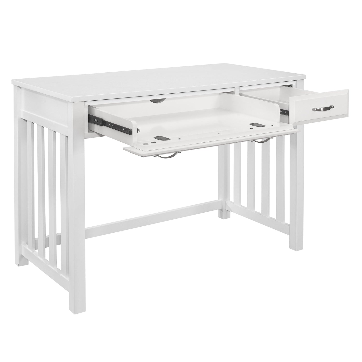 Blanche White Desk - 4522WH-15 - Bien Home Furniture &amp; Electronics