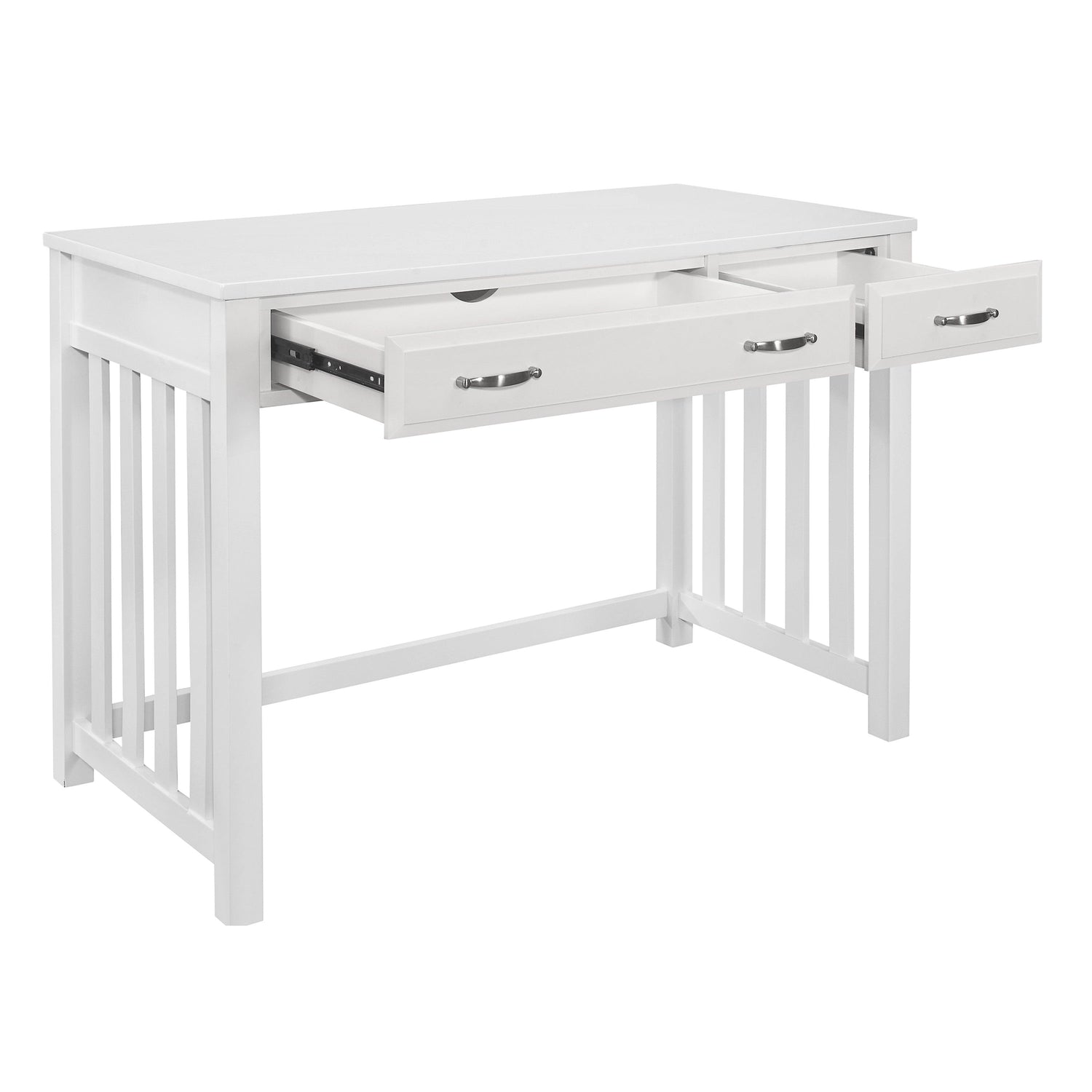 Blanche White Desk - 4522WH-15 - Bien Home Furniture &amp; Electronics