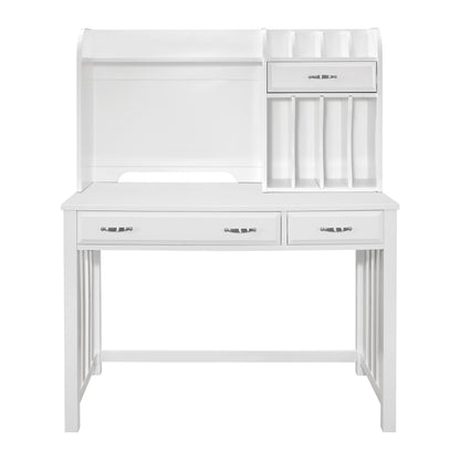 Blanche White Desk - 4522WH-15 - Bien Home Furniture &amp; Electronics