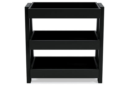 Blariden Metallic Gray Shelf Accent Table - A4000365 - Bien Home Furniture &amp; Electronics
