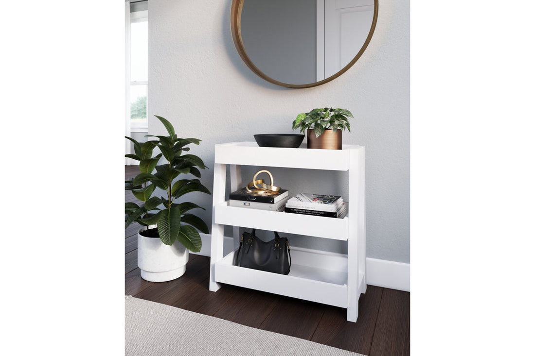 Blariden White Shelf Accent Table - A4000362 - Bien Home Furniture &amp; Electronics