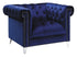 Bleker Blue Tufted Tuxedo Arm Chair - 509483 - Bien Home Furniture & Electronics
