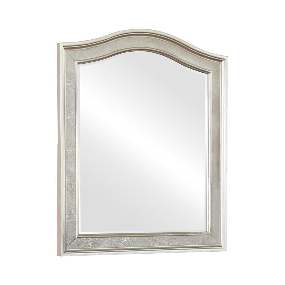 Bling Game Metallic Platinum Arched Top Vanity Mirror - 204188 - Bien Home Furniture &amp; Electronics