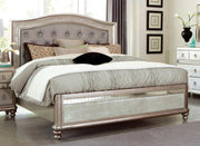 Bling Game Queen Panel Bed Metallic Platinum - 204181Q - Bien Home Furniture & Electronics