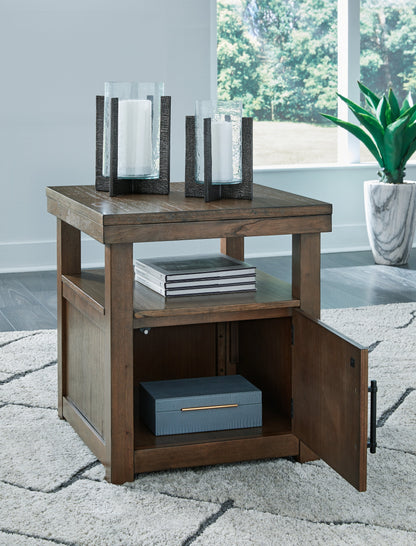 Boardernest Brown End Table - T738-3 - Bien Home Furniture &amp; Electronics