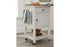 Boderidge Antique White Bar Cart - A4000333 - Bien Home Furniture & Electronics