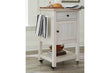 Boderidge Antique White Bar Cart - A4000333 - Bien Home Furniture & Electronics