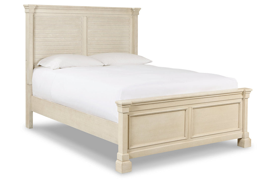 Bolanburg Antique White Queen Panel Bed - SET | B647-54 | B647-77 | B647-96 - Bien Home Furniture &amp; Electronics