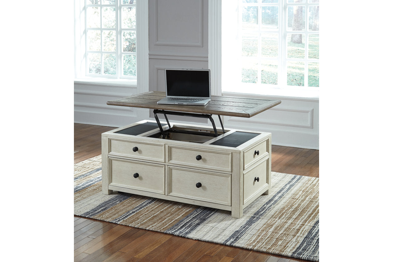 Bolanburg Two-tone Coffee Table with Lift Top - T637-20 - Bien Home Furniture &amp; Electronics