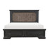 Bolingbrook Wire-Brushed Charcoal Eastern King Platform Bed with Footboard Storage - 1647K-1EK* - Bien Home Furniture & Electronics