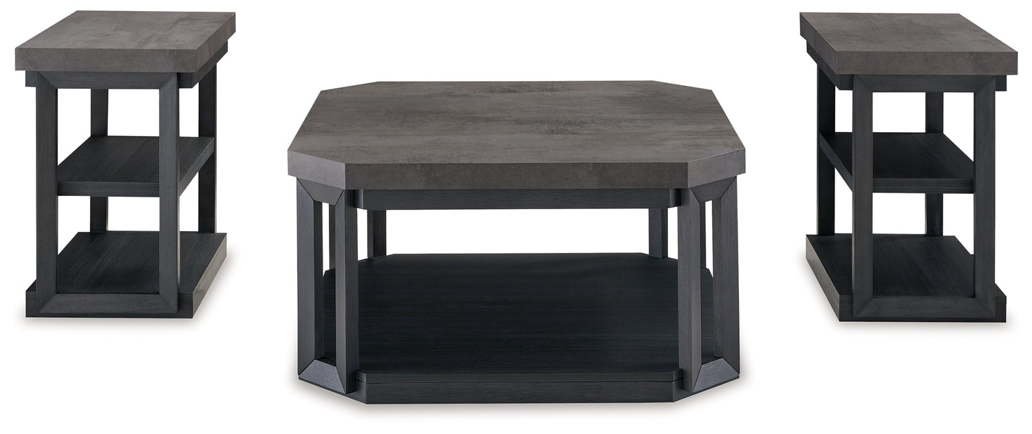 Bonilane Black/Gray Table (Set of 3) - T396-13 - Bien Home Furniture &amp; Electronics