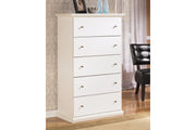 Bostwick Shoals White Chest of Drawers - B139-46 - Bien Home Furniture & Electronics