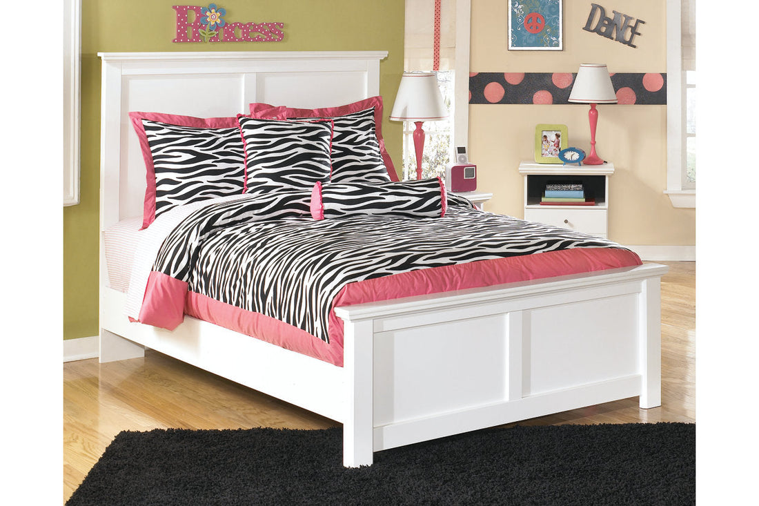 Bostwick Shoals White Full Panel Bed - SET | B139-84 | B139-86 | B139-87 - Bien Home Furniture &amp; Electronics
