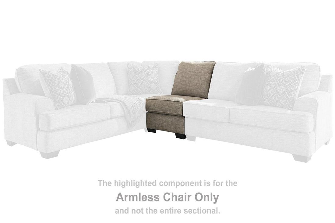Bovarian Stone Armless Chair - 5610346 - Bien Home Furniture &amp; Electronics