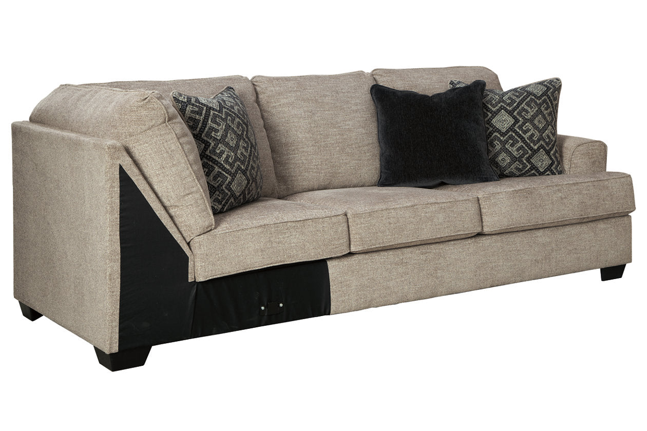 Bovarian Stone Right-Arm Facing Sofa with Corner Wedge - 5610349 - Bien Home Furniture &amp; Electronics