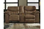 Boxberg Bark Reclining Loveseat with Console - 3380294 - Bien Home Furniture & Electronics