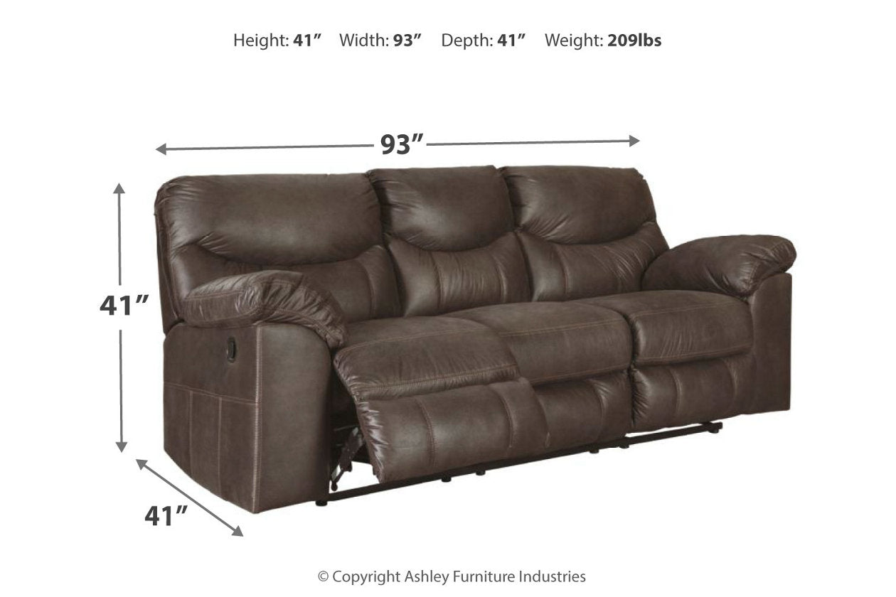 Boxberg Teak Reclining Sofa - 3380388 - Bien Home Furniture &amp; Electronics