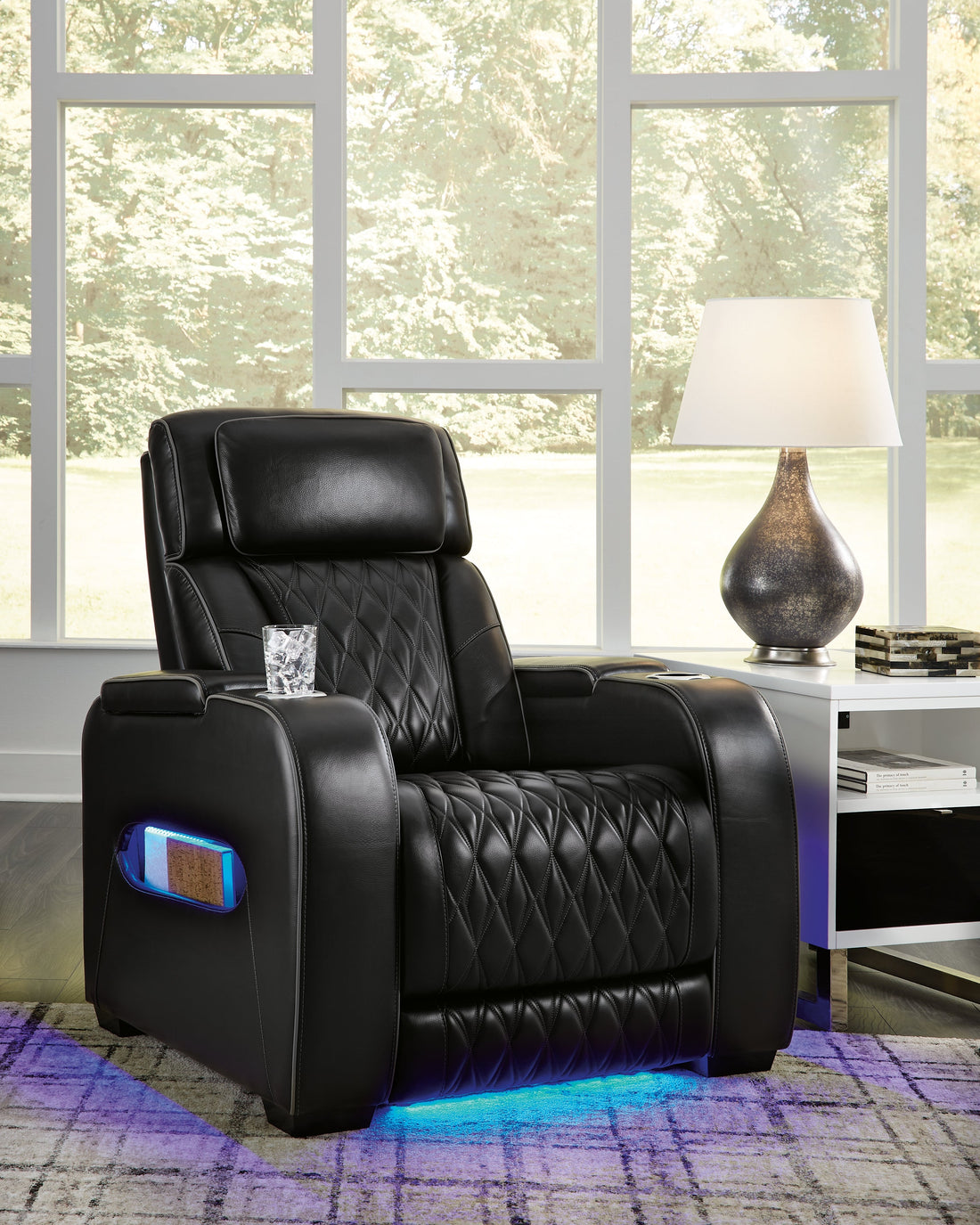 Boyington Black Power Recliner - U2710613 - Bien Home Furniture &amp; Electronics