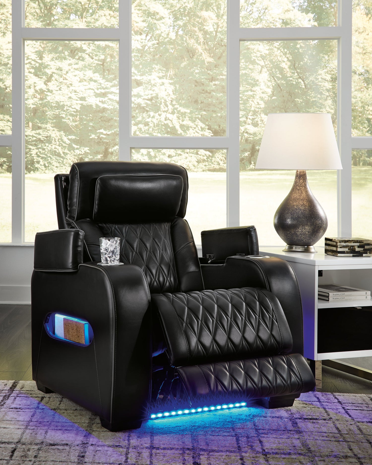 Boyington Black Power Recliner - U2710613 - Bien Home Furniture &amp; Electronics