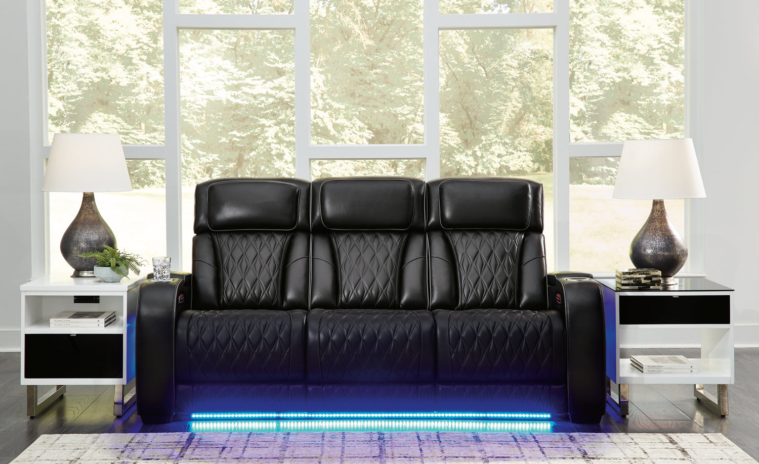 Boyington Black Power Reclining Sofa - U2710615 - Bien Home Furniture &amp; Electronics