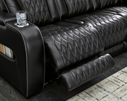 Boyington Black Power Reclining Sofa - U2710615 - Bien Home Furniture &amp; Electronics