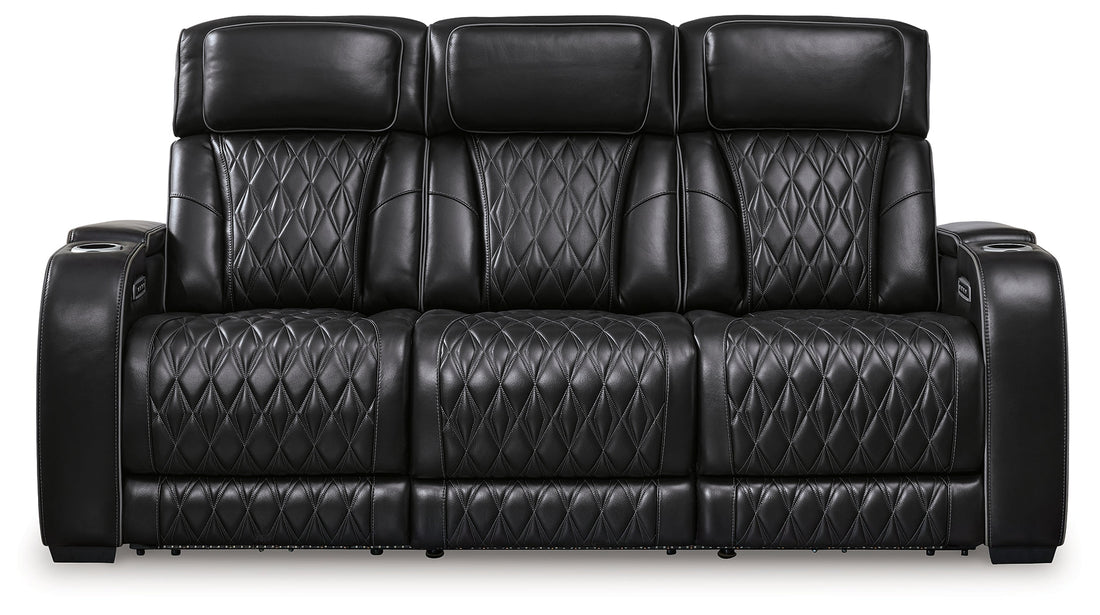 Boyington Black Power Reclining Sofa - U2710615 - Bien Home Furniture &amp; Electronics