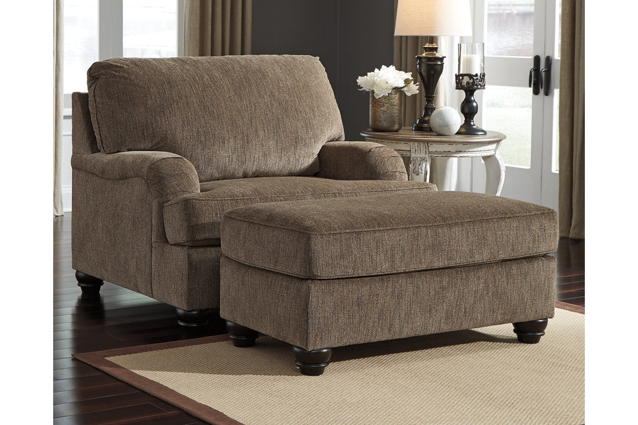Braemar Brown Ottoman - 4090114 - Bien Home Furniture &amp; Electronics