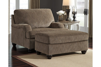Braemar Brown Ottoman - 4090114 - Bien Home Furniture &amp; Electronics