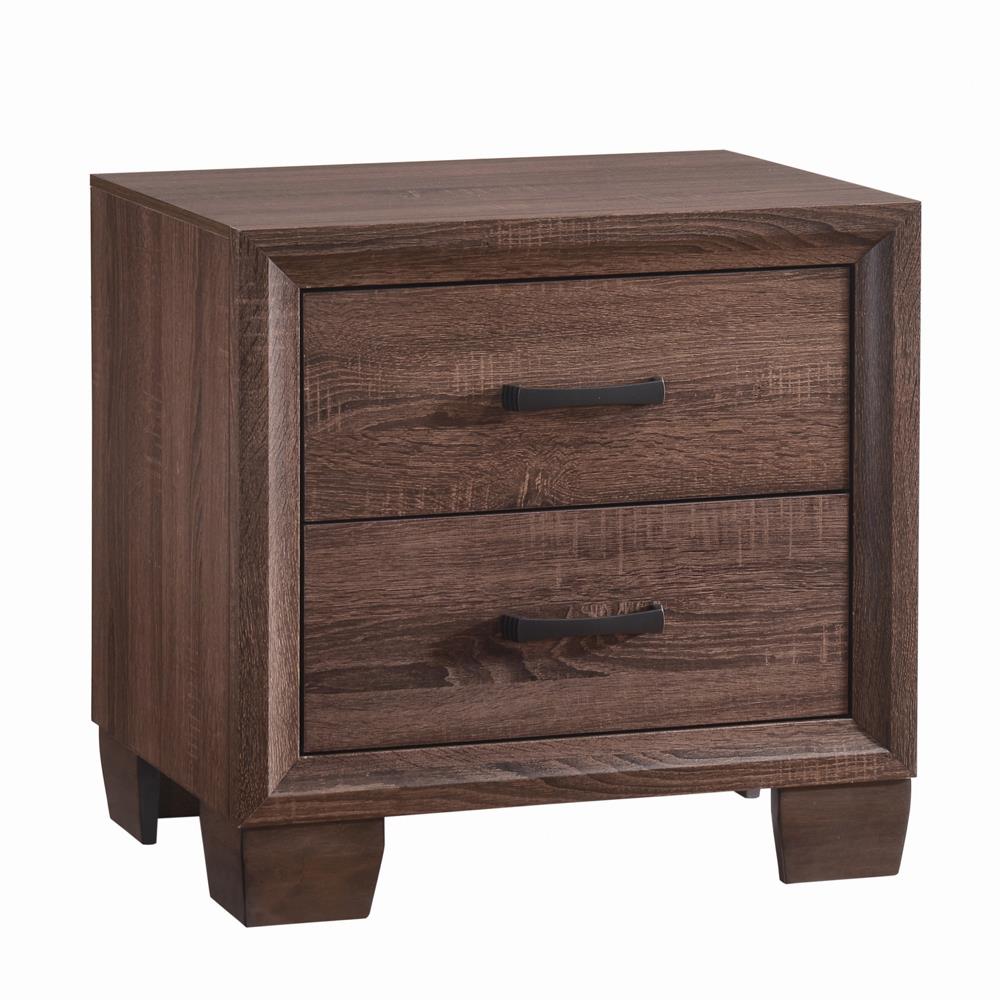 Brandon 2-Drawer Nightstand Medium Warm Brown - 205322 - Bien Home Furniture &amp; Electronics