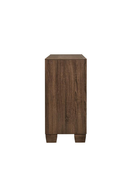 Brandon Medium Warm Brown 6-Drawer Dresser - 205323 - Bien Home Furniture &amp; Electronics