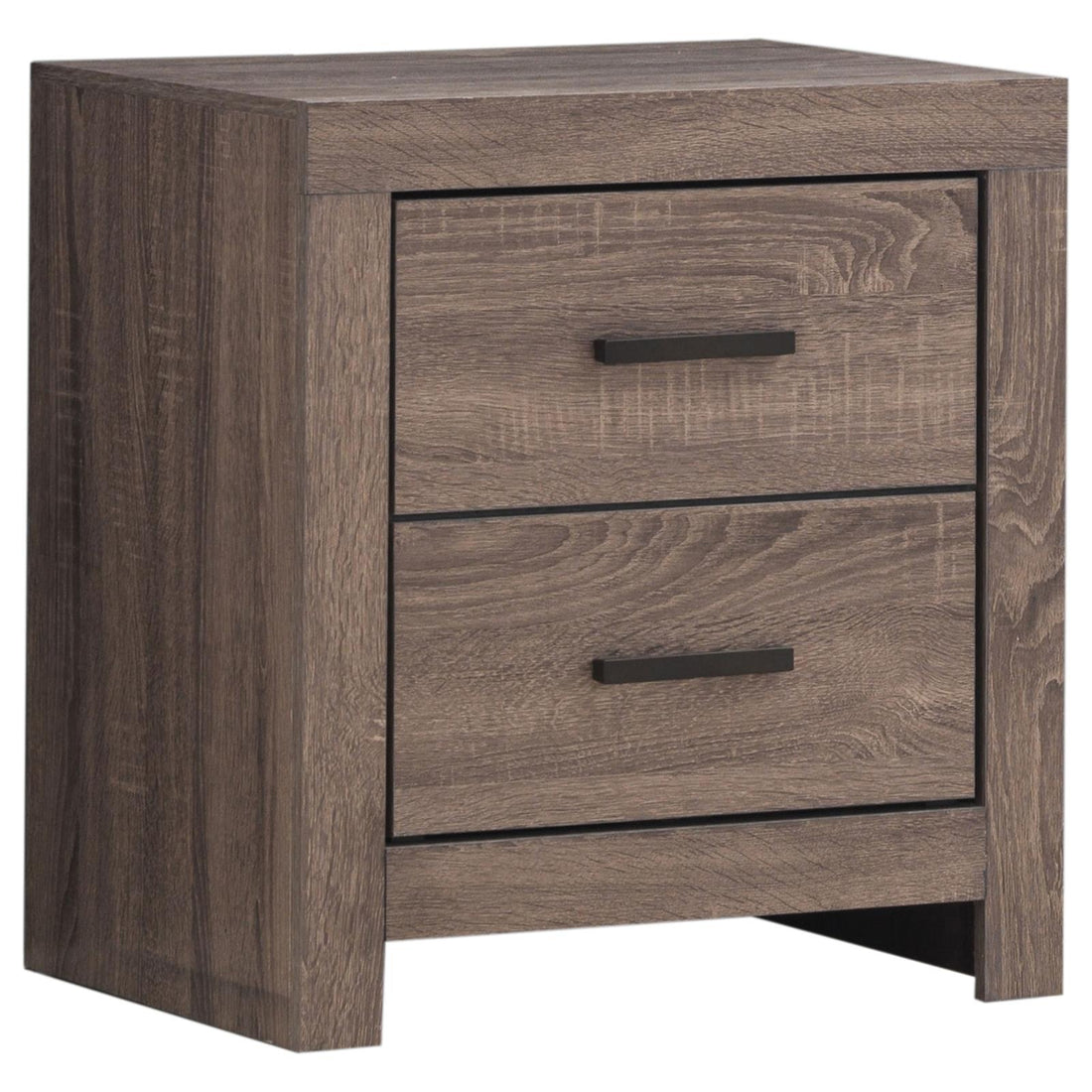 Brantford 2-Drawer Nightstand Barrel Oak - 207042 - Bien Home Furniture &amp; Electronics