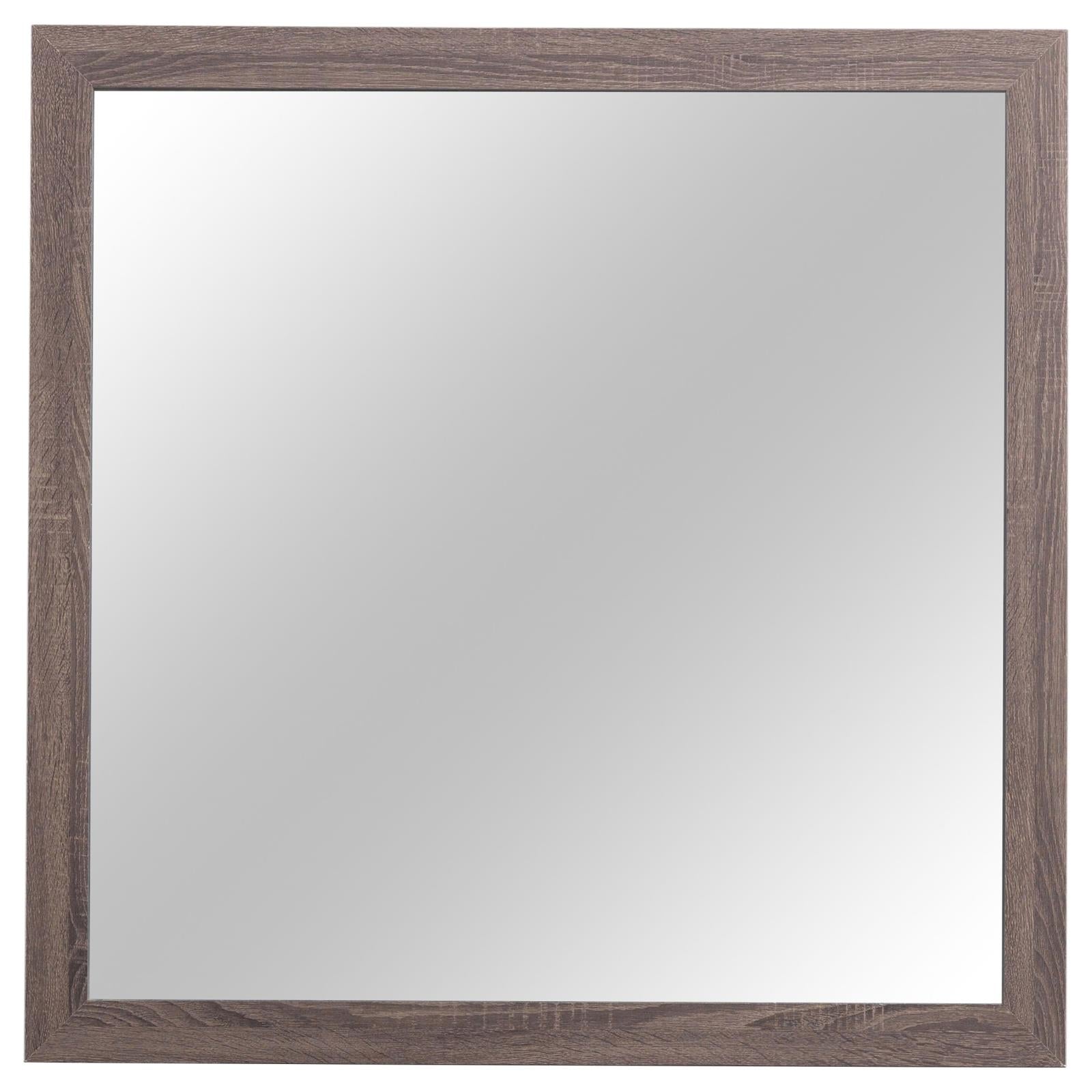 Brantford Barrel Oak Rectangle Dresser Mirror - 207044 - Bien Home Furniture &amp; Electronics