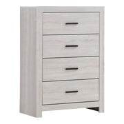 Brantford Coastal White 4-Drawer Chest - 207055 - Bien Home Furniture & Electronics
