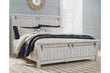 Brashland White King Panel Bed - SET | B740-56 | B740-58 | B740-97 - Bien Home Furniture & Electronics
