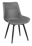 Brassie Gray Upholstered Side Chairs, Set of 2 - 110272 - Bien Home Furniture & Electronics