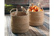 Brayton Natural Basket, Set of 2 - A2000094 - Bien Home Furniture & Electronics